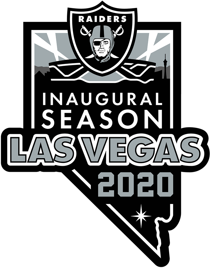 Las Vegas Raiders 2020 Anniversary Logo iron on transfers for T-shirts